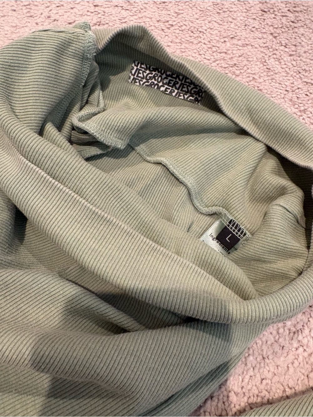 Groceries Ribbed Soft Legging In Carrot Tops Large - Picture 6 of 14